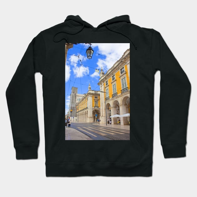 Praça do Comércio. Lisboa Hoodie by terezadelpilar